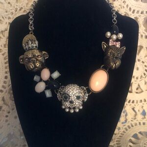 NWT Vintage Rare & HTF Betsey Johnson Dogs Necklace
